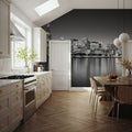 Urban Mirror Skyline Mural Wallpaper - room preview 06