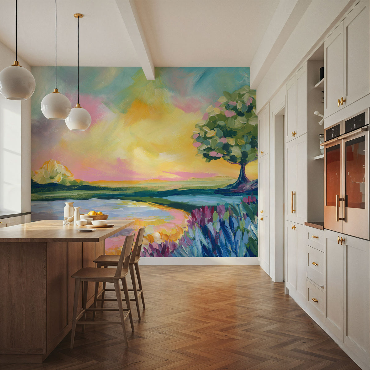 Spring Meadow II Mural Wallpaper - room preview 06