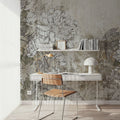 Vintage Peonies Mural Wallpaper - Neutral Tone - room preview 06