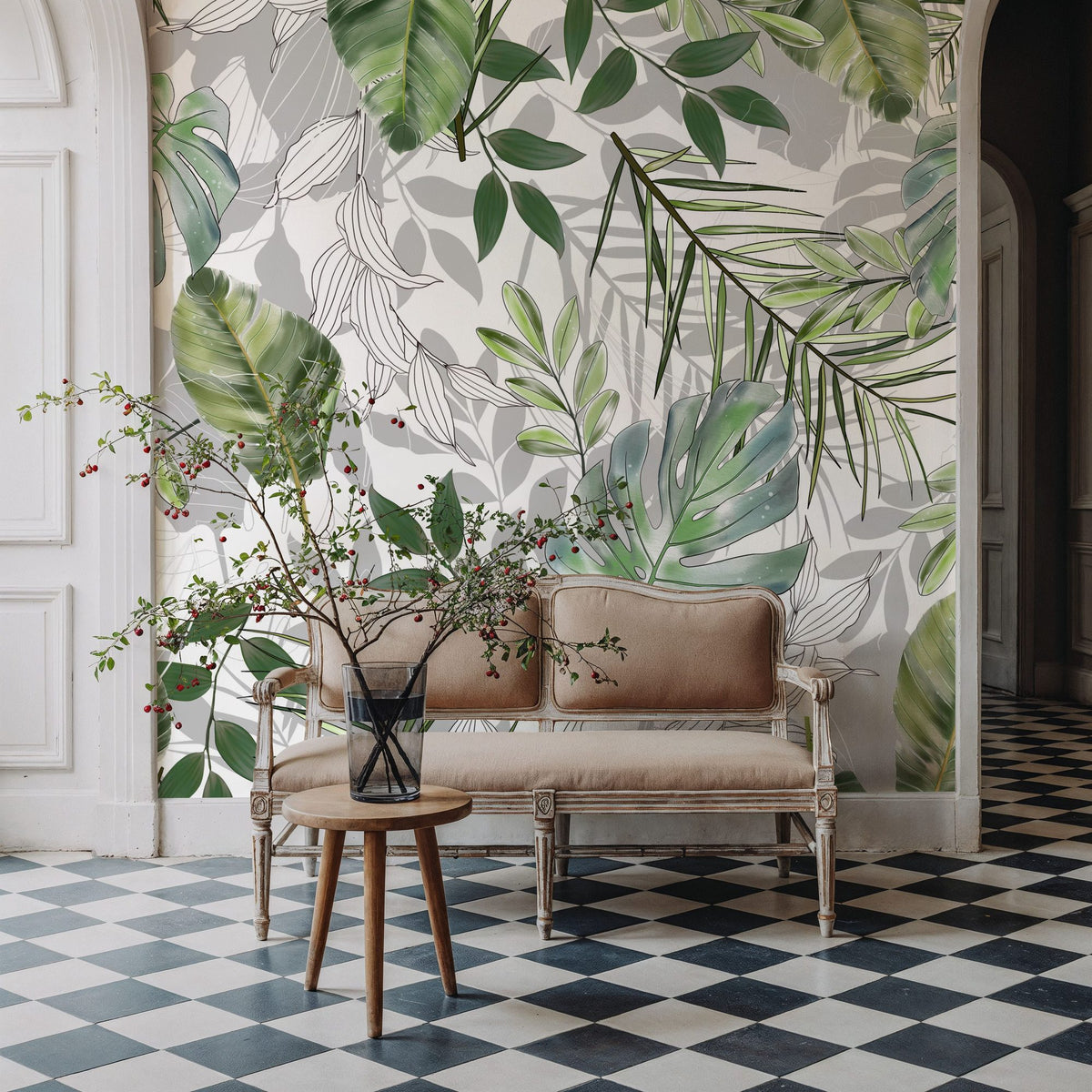 Fall Winds Ahead Mural Wallpaper - Edition 3 - room preview 06