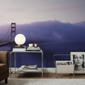 Misty Bridge Dawn Mural Wallpaper - room preview 06