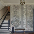 Plant Fantasy Ornament, Gray Mural Wallpaper - room preview 06