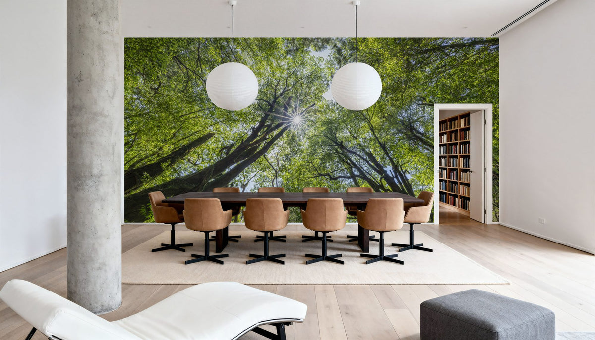Unsuikyo Treetops Mural Wallpaper - room preview 06