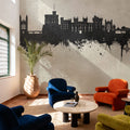 Windsor England Skyline Concrete Mural Wallpaper - room preview 06