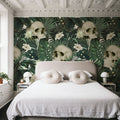 Peonies and Skulls Mural Wallpaper - room preview 06