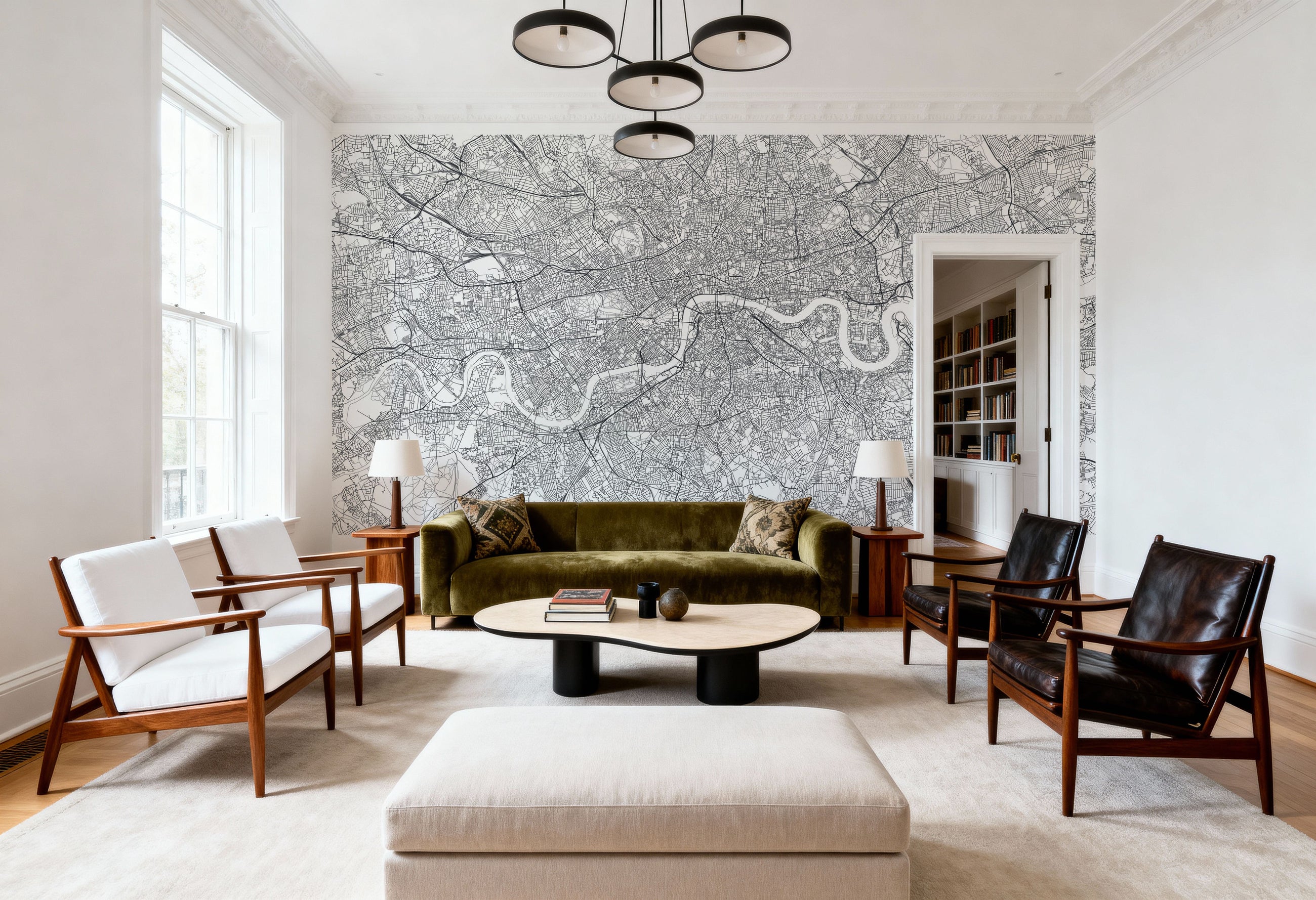 Map of London Mural Wallpaper