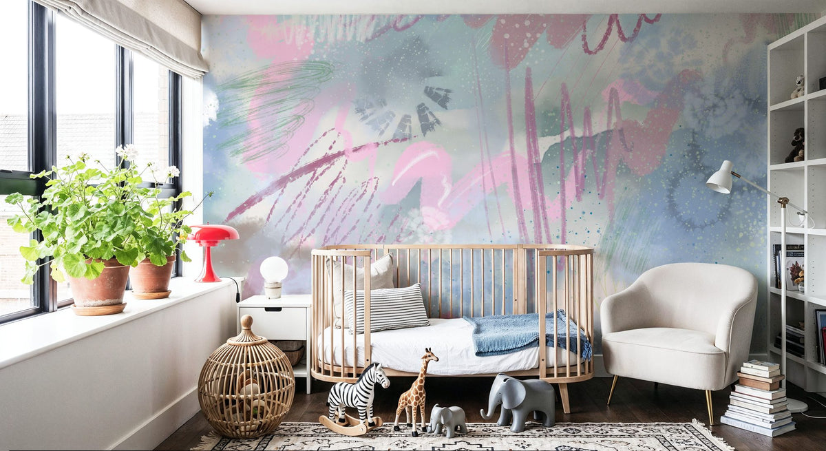 Set It Free, Sky Mural Wallpaper - Neutral Tone - room preview 06