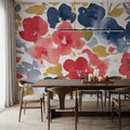 Floral Flow I Mural Wallpaper - room preview 06