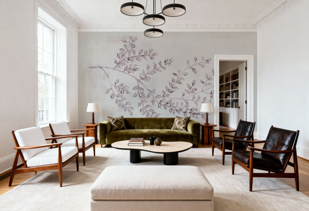 Delicate Meadow II Mural Wallpaper - room preview 06