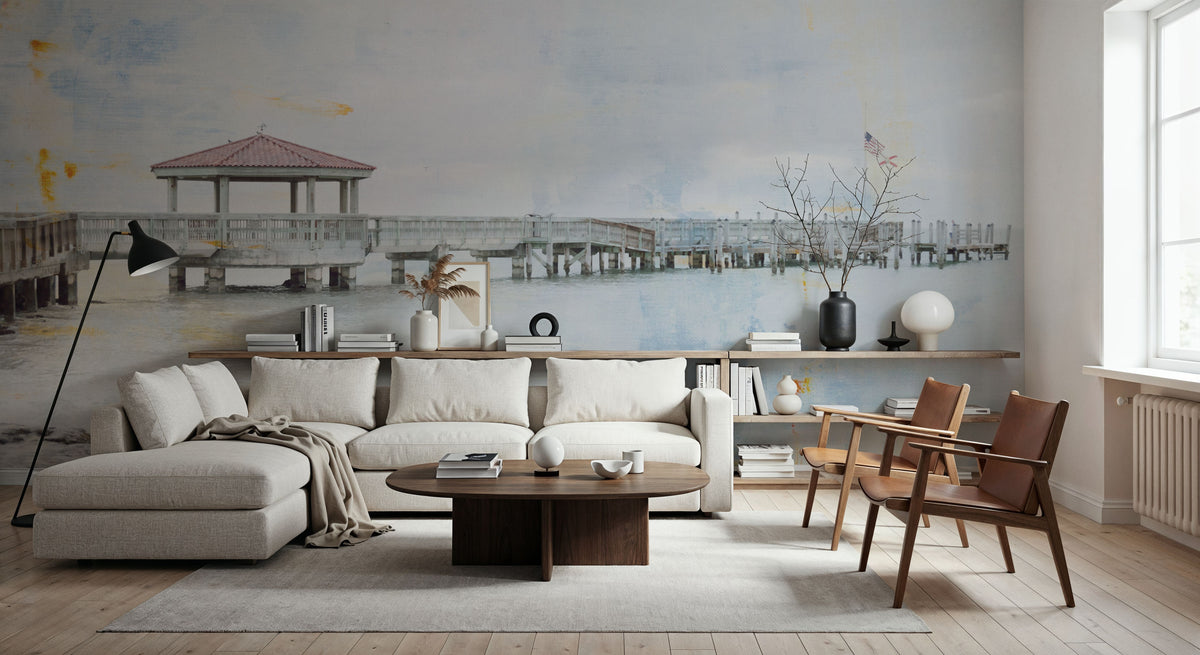 Pier II Mural Wallpaper - room preview 06