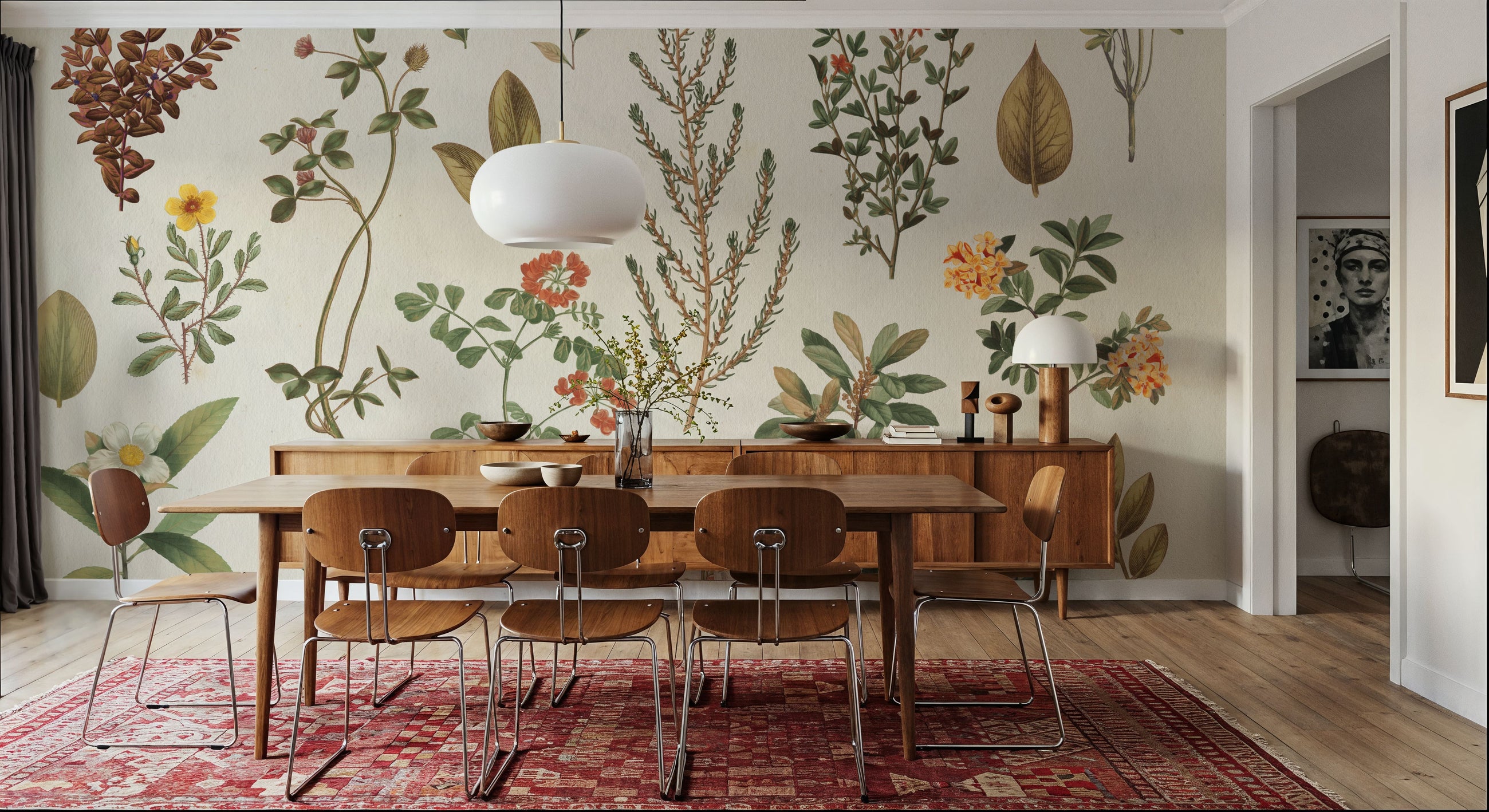 Victorian Garden Mural Wallpaper