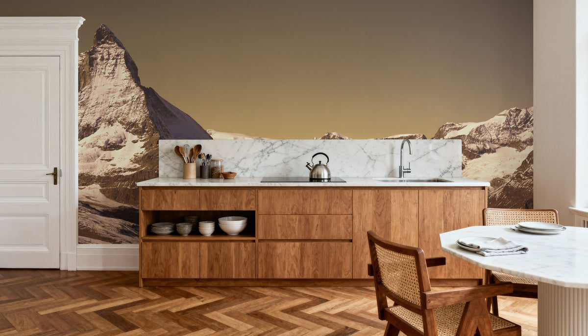 Golden Summit Mural Wallpaper - room preview 06