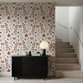 Rustic Foliage Branches Mural Wallpaper - room preview 06