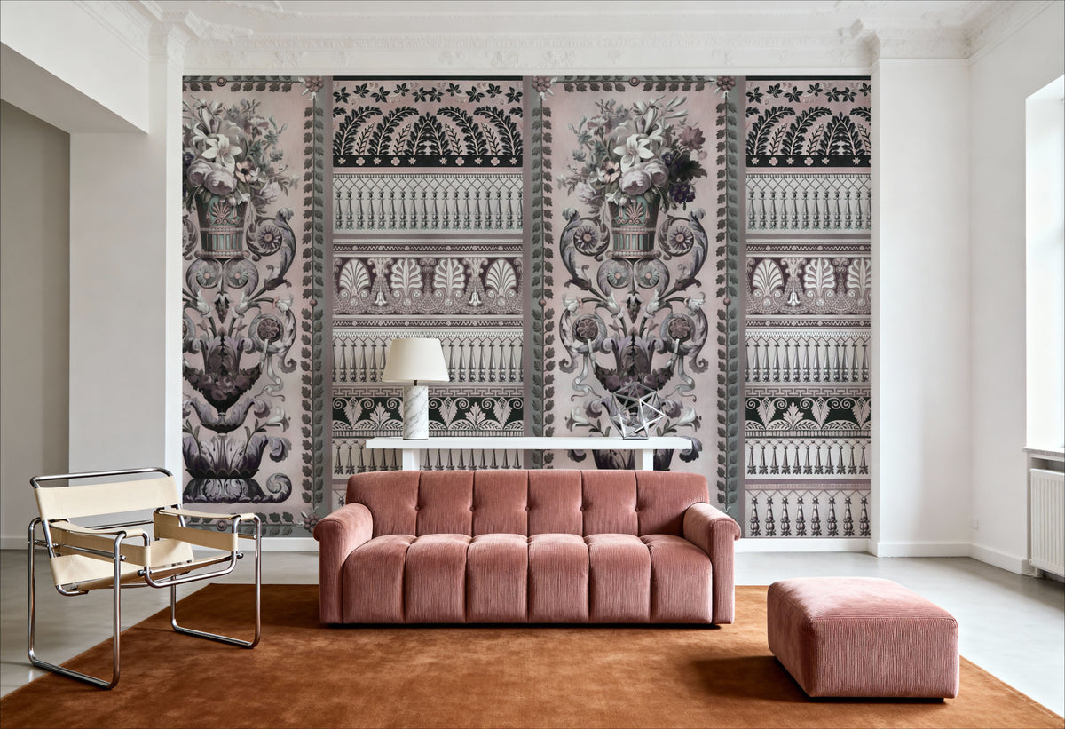 Flower Mountain, Rose Mural Wallpaper - room preview 06