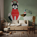 Puppy It's Cold Outside V Mural Wallpaper - room preview 06