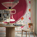 Blooming Hearts IV Cocktail Mural Wallpaper - room preview 06