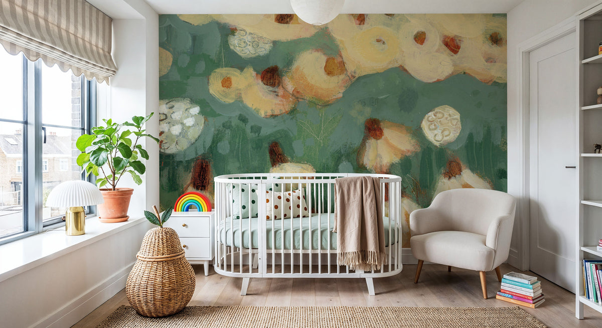 Wildflowers III Mural Wallpaper - room preview 06