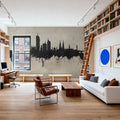Vienna Austria Skyline Concrete Mural Wallpaper - room preview 06