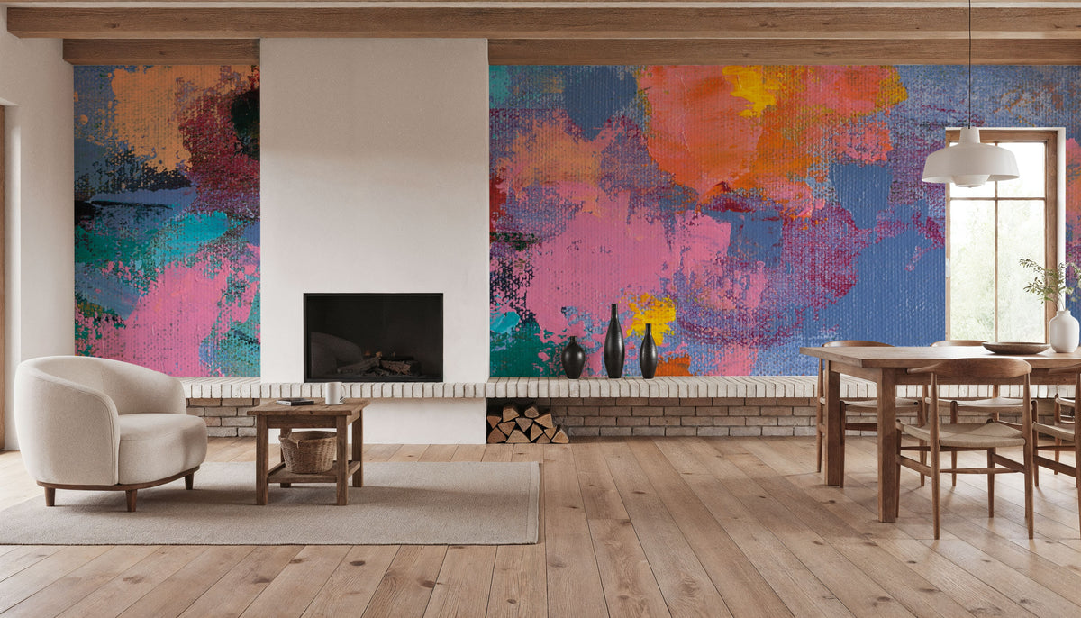 May Floral I Mural Wallpaper - room preview 06