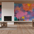 May Floral I Mural Wallpaper - room preview 06
