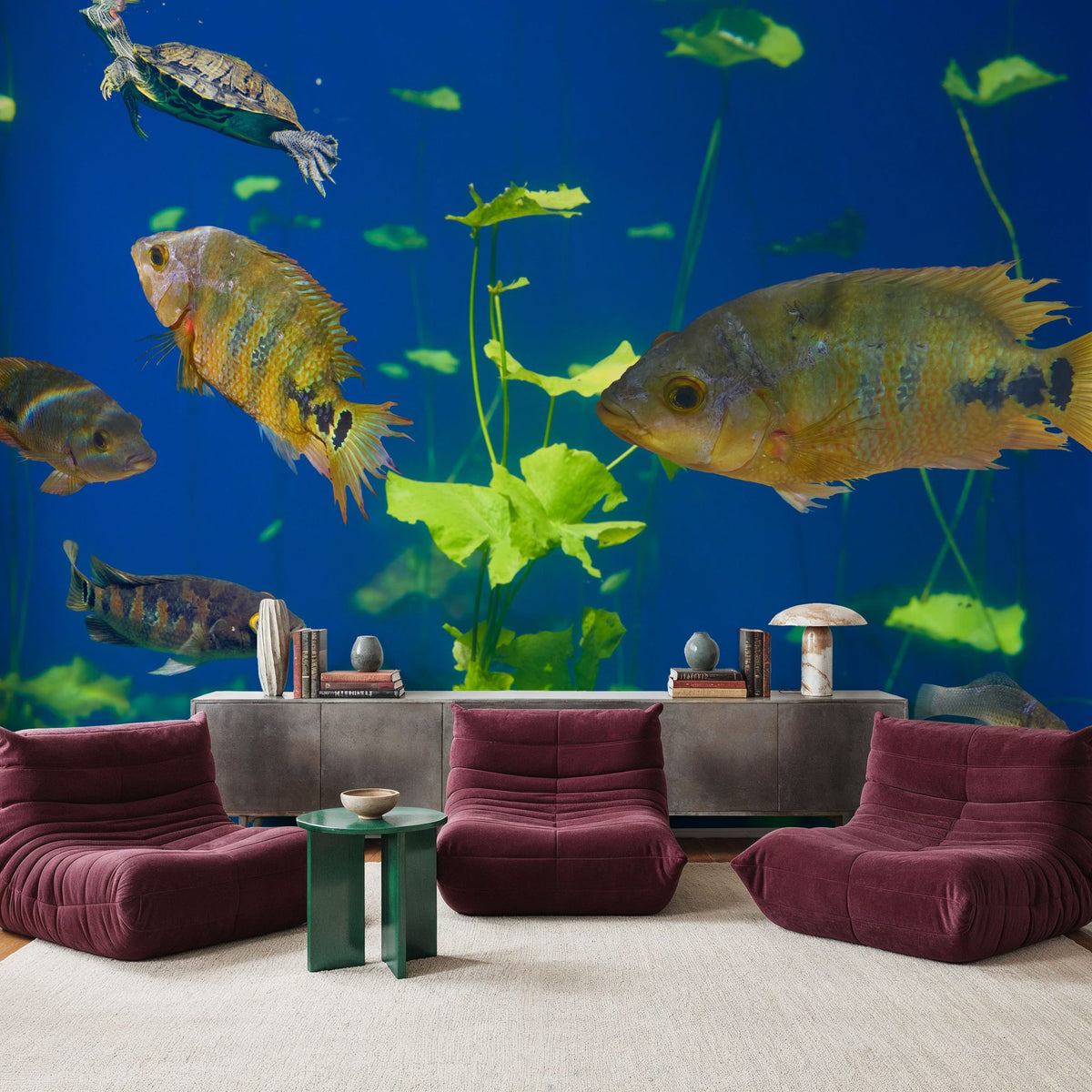 Ocean Friends Mural Wallpaper - room preview 06
