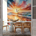 Ocean Twilight Mural Wallpaper - room preview 06