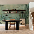 Lake Underwater Life with Pike, Light Mural Wallpaper - room preview 06