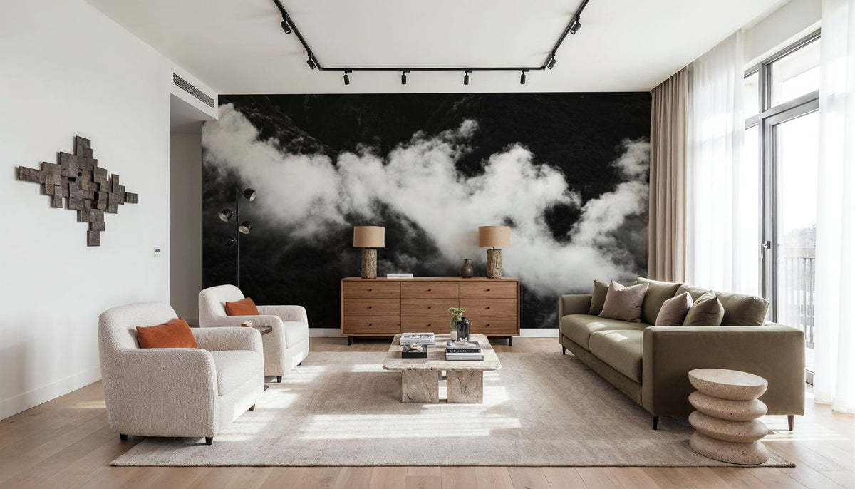 Clouds Rising Mural Wallpaper - room preview 06