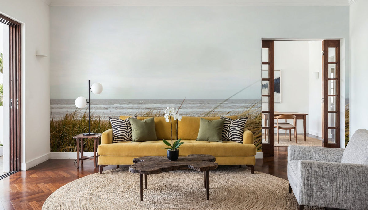 Fall Beach Mural Wallpaper - room preview 06