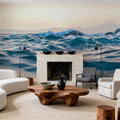 Ocean Waves Mural Wallpaper - room preview 06
