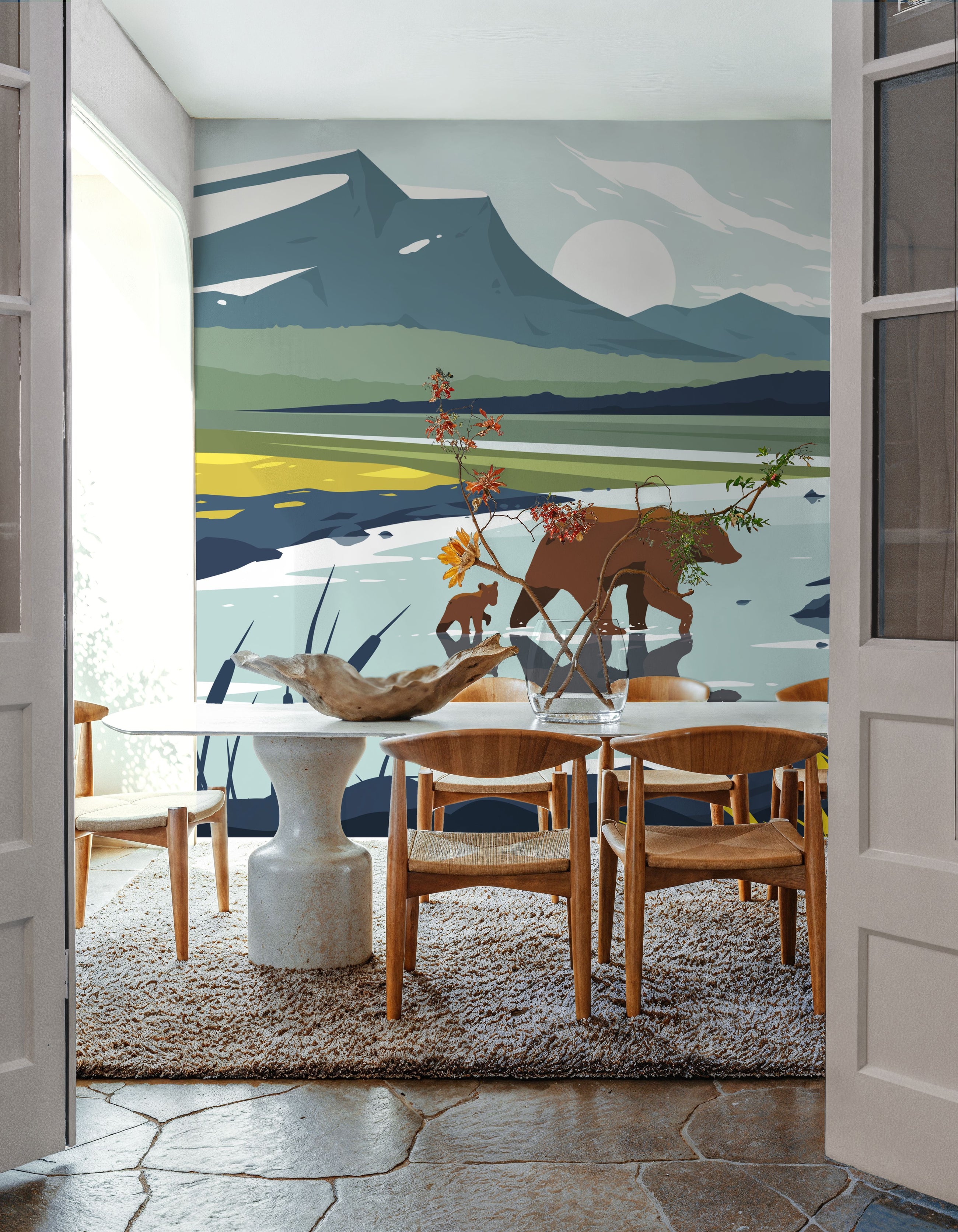 Travel Banff Mural Wallpaper