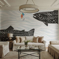 Fly Fishing II Mural Wallpaper - room preview 06