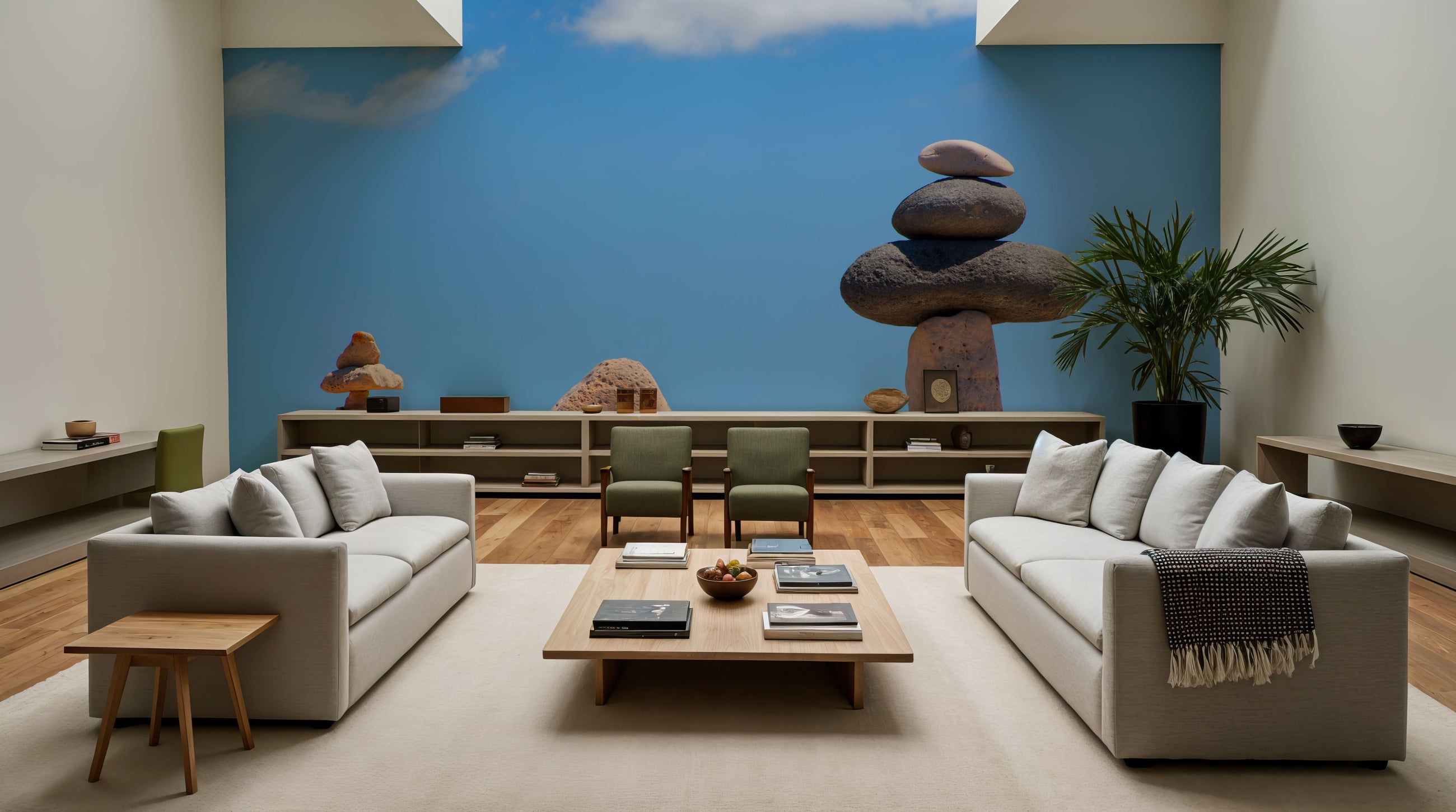 Balearic Stones Mural Wallpaper