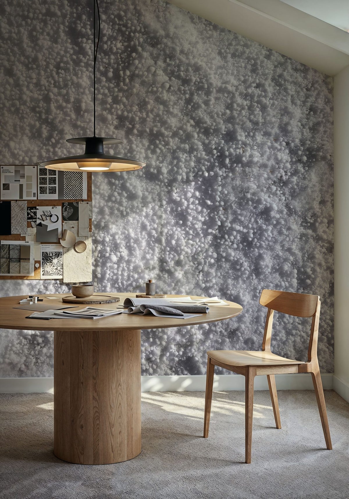 Snow Pearls Mural Wallpaper - room preview 06