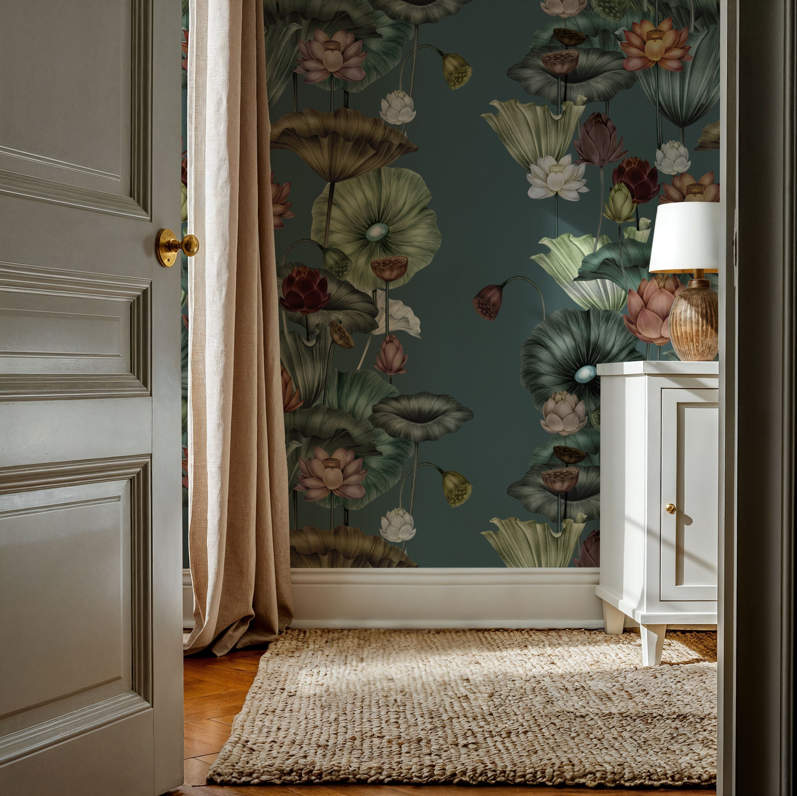 Magical Lotus, Laurel Mural Wallpaper