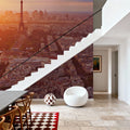 Eiffel Tower in Paris Aerial Sunset Mural Wallpaper - room preview 06