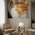 Golden Hydrangeas II Mural Wallpaper - room preview 06