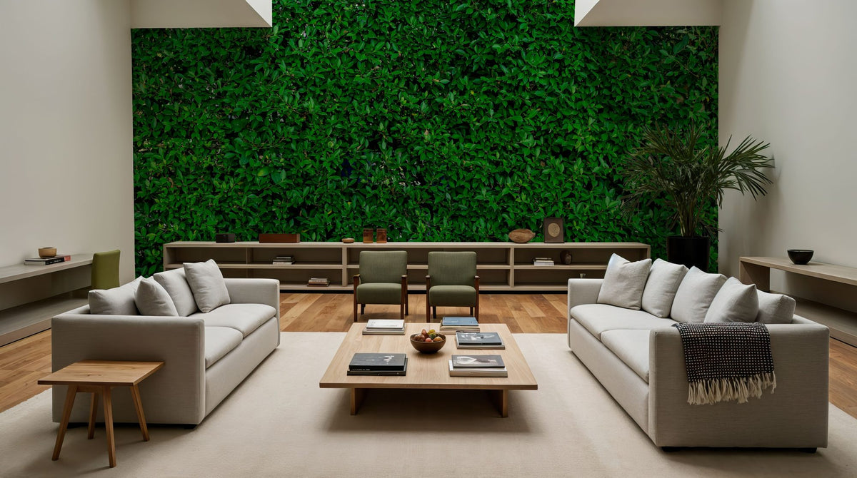 The Green Wall Mural Wallpaper - room preview 06
