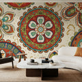 La Vida Medallion Mural Wallpaper - room preview 06