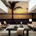 Sunset Palms Mural Wallpaper - room preview 06