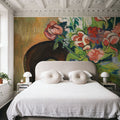 Etruscan Vase with Flowers Mural Wallpaper - room preview 06