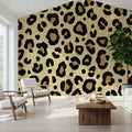 Leopard Skin Grrrrrr Mural Wallpaper - room preview 06