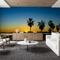 Palm Baja Dawn Mural Wallpaper - room preview 06