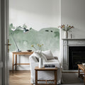 Tranquil Hillside, Forest Green Mural Wallpaper - room preview 06