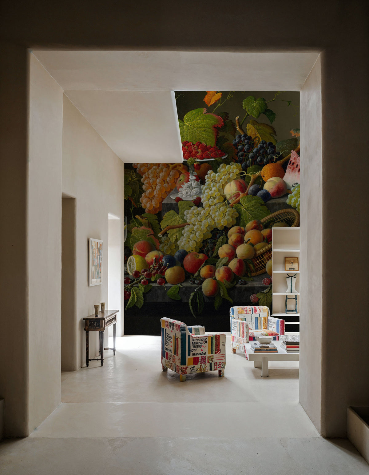 Still Life with Grapes Mural Wallpaper - room preview 06