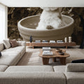 In the Garden Hello Mural Wallpaper - room preview 06