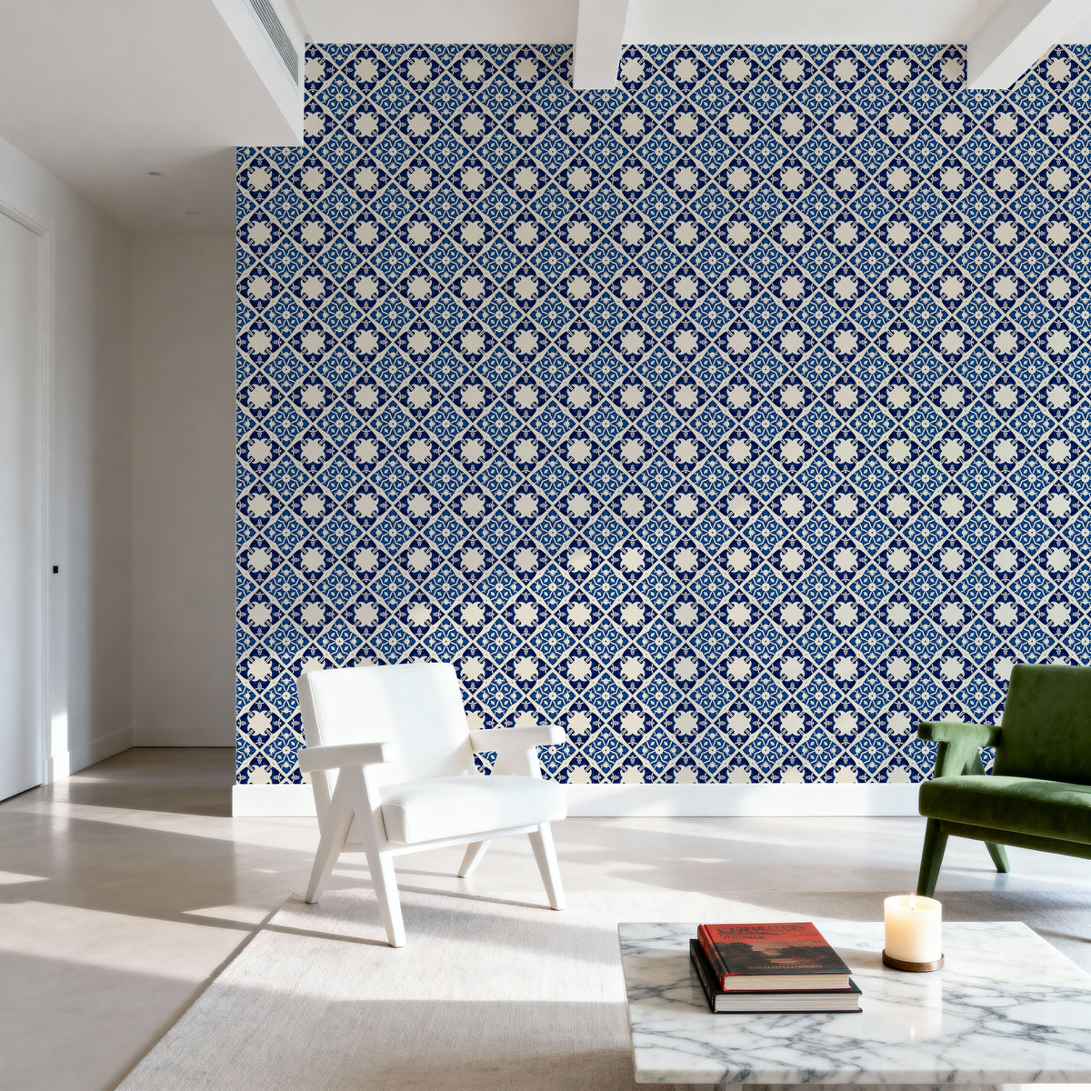 Nara Bowline Mural Wallpaper - room preview 06