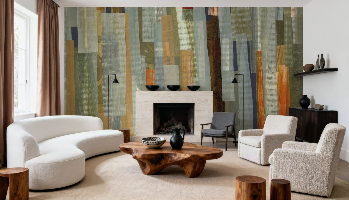 River Trout Study II Mural Wallpaper - room preview 06