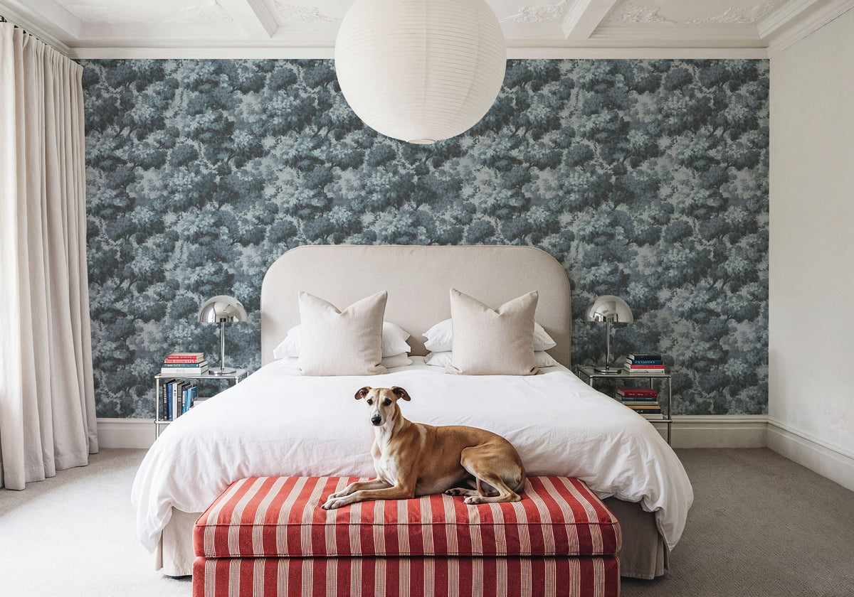 Greenwood Linden, Blueberry Mural Wallpaper - room preview 06