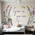Lavender Garden V Mural Wallpaper - room preview 06